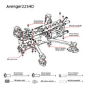 TCMMRC Avenger HD Frame fpv drone frame 5inch frame quadcopter Protection Dji HD Digital System fpv kit DIY new year gifts 2022