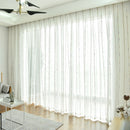 New Natural Embroidered Sheer Curtains for Living Room kids Room Bedroom Elegant Yarn Curtains Embroidery White tulle Curtains