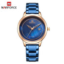 NAVIFORCE Luxury Brand Quartz Watches Women Fashion Sinple Date Waterproof WristWatch Ladies Gift Clock Relogio Feminino 2019