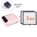 80W Nail Dust Collector Fan Vacuum Cleaner Manicure Machine Tools With Filters Strong Power Nail Art Tool Nail Vacuum Cleaner