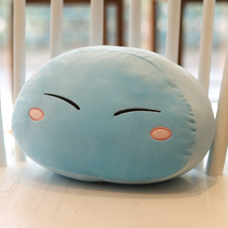 Juguetes de peluche Rimuru Tempest Anime That Time I Got Reencarned as a Slime Throw Pillow Cojín trasero Regalo suave para niños y bebés