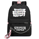 New Stranger Things backpack HELLFIRE Multifunction USB Charging Travel Canvas Student Backpack For Teens Boys Girls School Bag