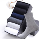 HSS 2023 Hochwertige legere Business-Socken für Herren Sommer Winter Baumwollsocken schnelltrocknend Schwarz Weiß lange Socken Übergröße US7-14
