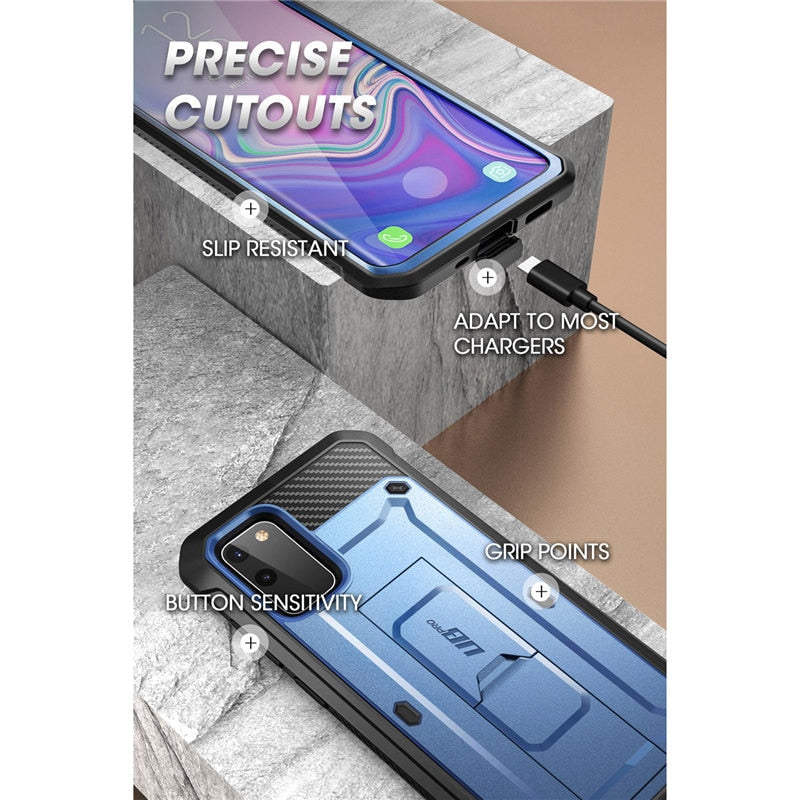 SUPCASE For Samsung Galaxy S20 FE Case (2020 Release) UB Pro Full-Body Holster Cover WITH Built-in Screen Protector &amp; Kickstand