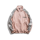 High Street Jacket Men Cashew Letter Print Reflective Windbreaker jacket Spring 2021 Patchwork Men's Bomber Jacket Couples