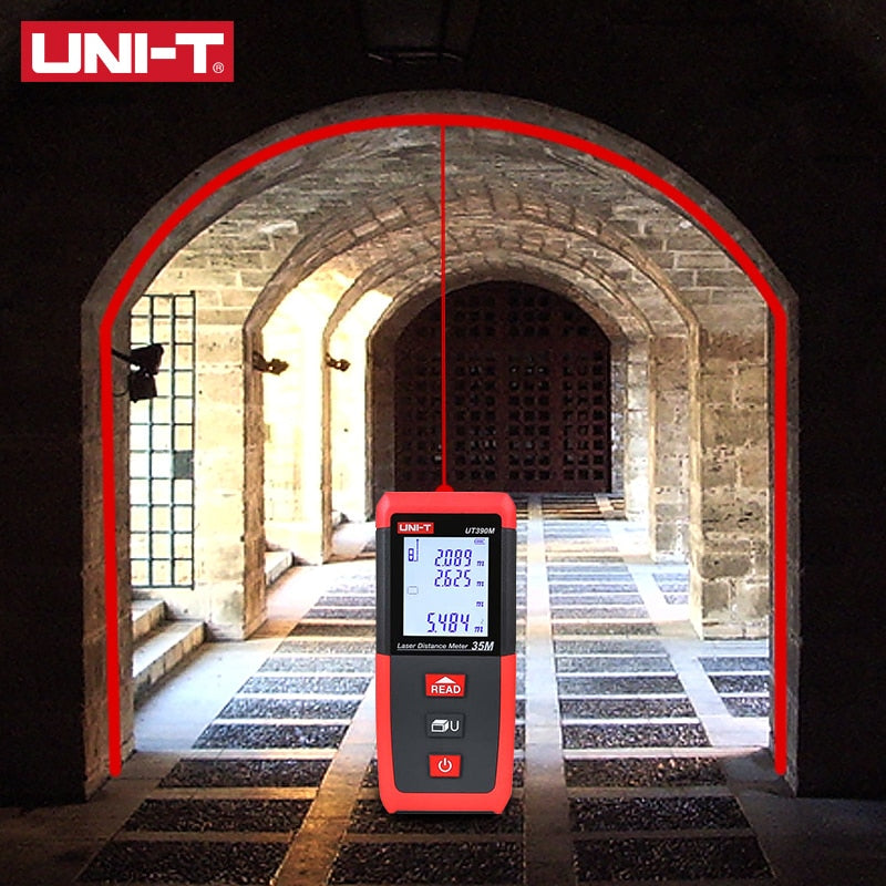 UNI-T Laser Range Finder 40M 50M 60M 70M 150M LM Series Digital Laser Distance Meter Trena Tape Build Measure Electronic Ruler