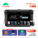Android 10.0 2 Din For VW Volkswagen Golf 7 Polo Passat b7 b6 SEAT leon Skoda Car radio Multimedia Video Player gps navigation