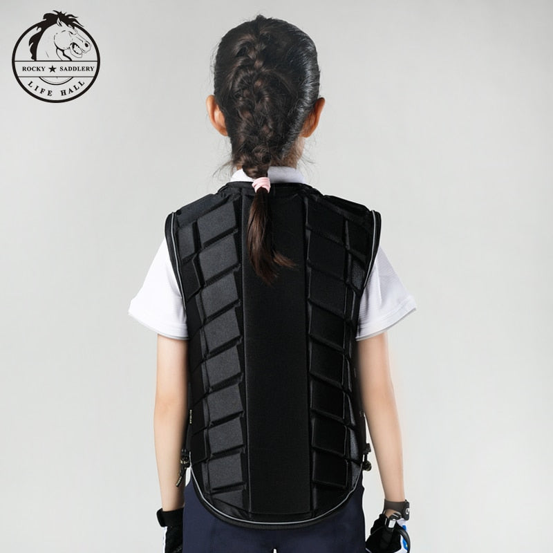 Cavassion riding vest Eva thick protective vest kids outdoor safety horse riding equestrian vest Children&