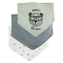 Honeyzone 3pc/lot 100% Cotton Baby Girls Bibs Pink Flamingo Print Baby Towel Bandanas Scarf Children Cravat Infant Towel