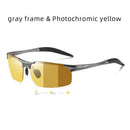 Aluminum Frame Driving Sunglasses Men Polarized Sports Sun Glasses Male UV400 Polaroid Retro Sunglass Anti-glare Goggles Vintage