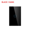 Interruptor táctil Wifi inteligente No requiere cable neutro Smart Home 1/2/3 Gang interruptor de luz 220V compatible con Alexa Tuya App 433RF remoto