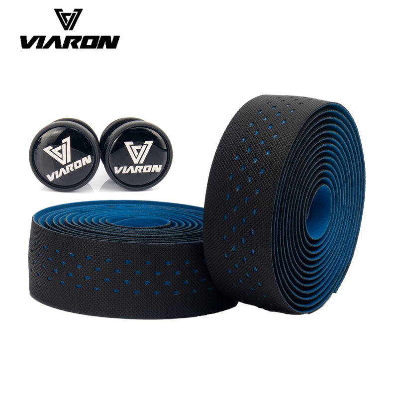 VIARON Road Bicycle Handlebar Tape Bike Accessories 1Pair Cycling Soft PU EVA Anti-Slip MTB Bike Bar Tape Shock Absorption