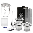 IFilasCapsule für Nespresso wiederverwendbare nachfüllbare Kapsel Crema Espresso wiederverwendbarer nachfüllbarer Kaffeefilter