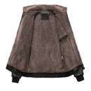 Mountainskin Winter Mens PU Jacket Thick Warm Men&