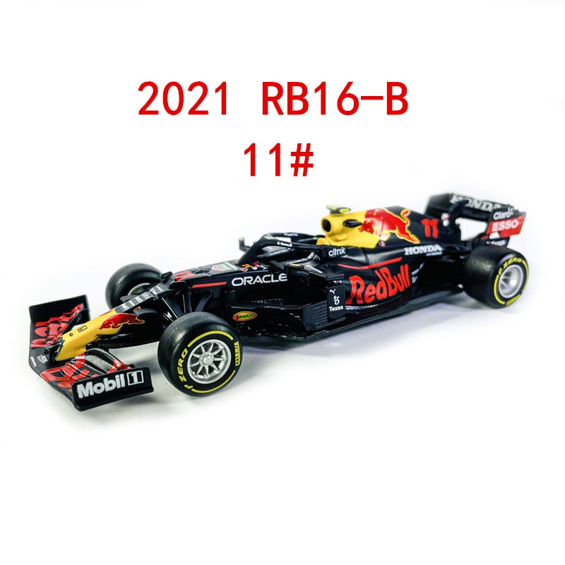 Bburago 1:43 2021 F1 Red Bull Racing RB16B 33# Verstappen 11# Sergio Perez Formel-1-Simulationslegierung, Super-Spielzeugautomodell