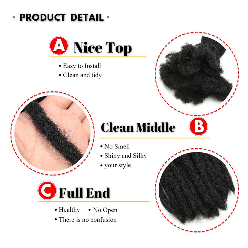 22 Inch Dreadlocks Crochet Braids Hair Synthetic Faux Locs For Men And Women Ombre Braiding Hair Extensions Hair Expo City