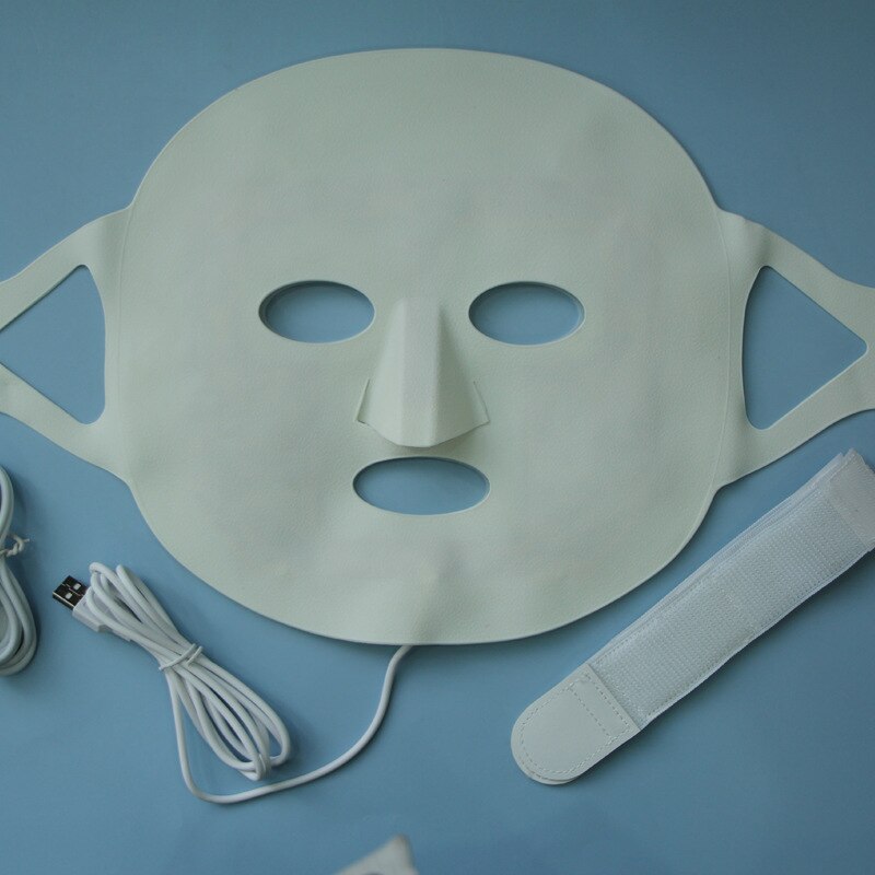 Drei Farben LED-Gesichtsmaske Photonentherapie Anti-Akne-Faltenentfernung Hautverjüngung Gesicht Hautpflegewerkzeuge Maskenimporteur