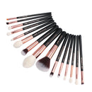 Jessup Beauty Makeup Brushes Kit 15pcs Natural-synthetic Hair pinceau maquillage Blending Powder Liner Cosmetics Tool T222