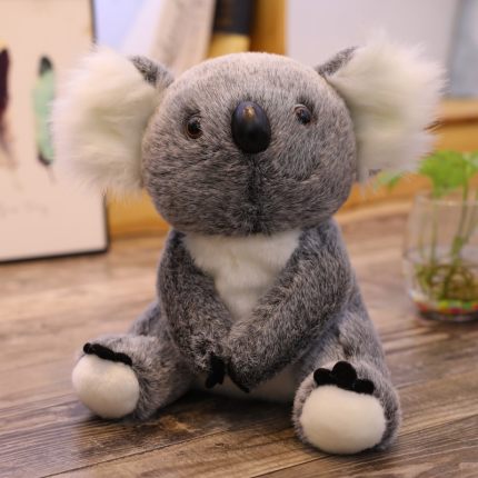 Super süße hohe Simulation Koalabär Plüschpuppe Spielzeug Plüsch Handwerk Spielzeug Koalabär Puppe Baby Begleiter Puppe Geburtstagsurlaub Geschenk