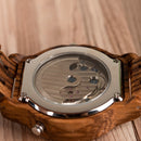 BOBO BIRD Esqueleto automático Relojes mecánicos Hombres Reloj de lujo de madera Auto viento relógio masculino automático