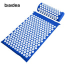 1 Set Acupressure Mat Head Neck Back Foot Massage Cushion Pillow Yoga Spike Relax Carpet  Acupuncture Pad Needle Body Massager