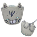 Golf Putter headcover Magnetic Closure for center-shaft Club cove Cartoon cat free shipping