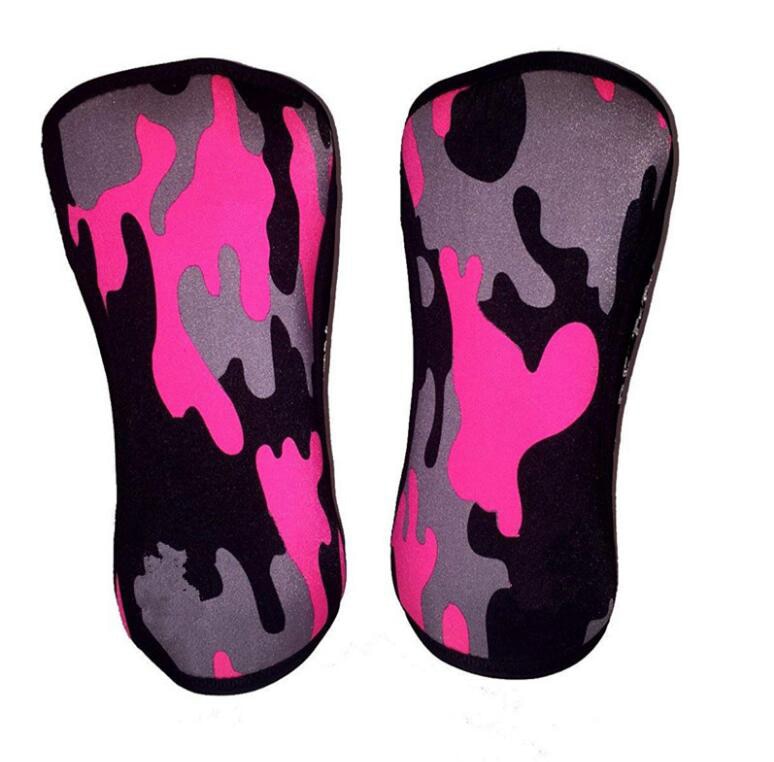 Frauen Männer Teenager 7 mm Neopren Sport Knieschützer Kompression Gewichtheben Druck Crossfit Training Knieschützer unterstützen individuelles Logo