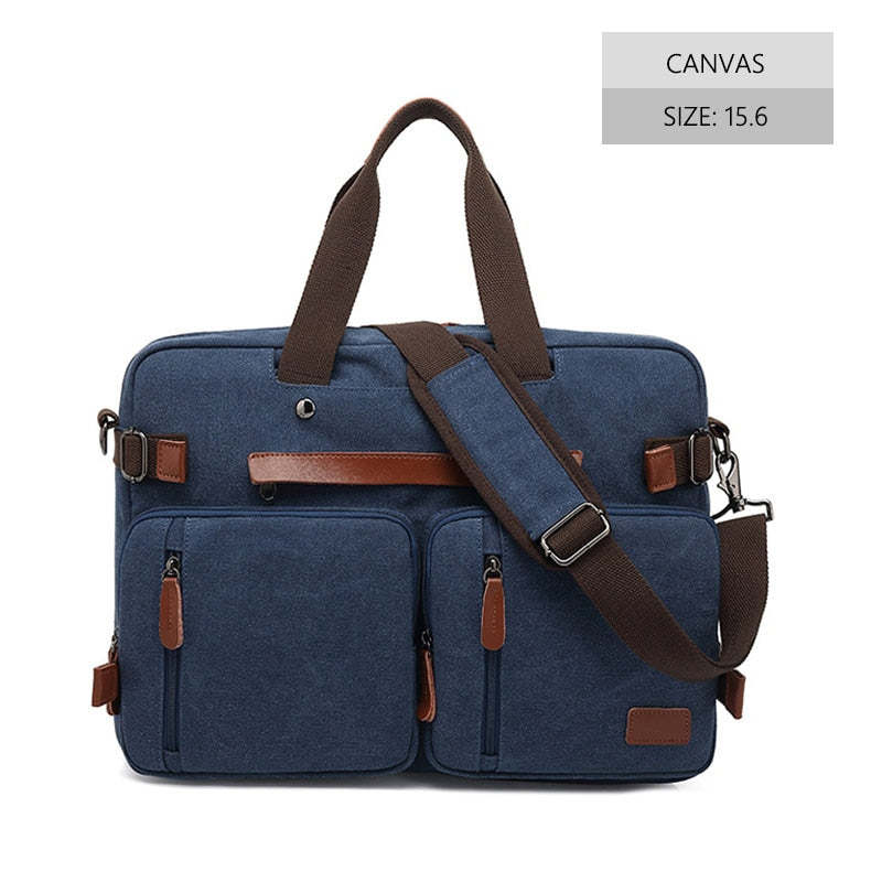 Bolso de trabajo de lona para hombre, maletín de viaje, bandolera multifunción, bolso grande, informal, de negocios, para ordenador portátil, bolsillo XA284ZC