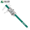 FUJIWARA Digital Display Stainless Steel Calipers 0-150mm 1/64 Fraction/MM/Inch LCD Electronic Vernier Caliper IP54 Waterproof