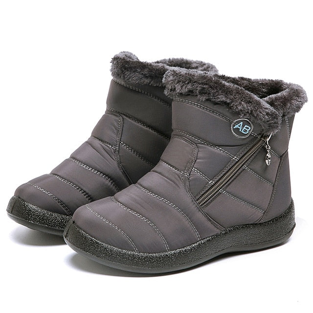 ¡Novedad de 2019! Botas YAERNI para Mujer, Botas de nieve impermeables para zapatos de invierno, Botas tobilleras ligeras informales para Mujer, Botas cálidas de invierno para Mujer