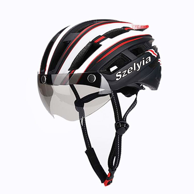 Casco Ciclismo Mtb Bike Ciclismo Casco ML Led luz de advertencia Casco de Bicicleta Ciclismo Capacete De Ciclismo Casco Bicicleta Casque