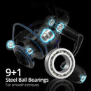 KastKing Centron &amp; Summer One Way Clutch System Low Profile Spinnrolle 9+1 Kugellager Max Drag 8KG Karpfenangelrolle