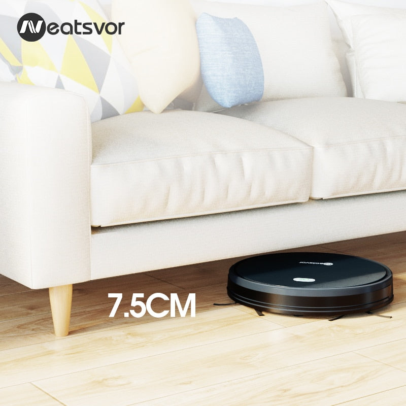 NEATSVOR X500 Robot Vacuum Cleaner 3000PA Powerful Suction 3-in-1 Pet Hair Household Dry and Wet Mopping Automatic Charging