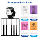 Phomemo Mini Printer M02 Thermal Sticker Label Machine Handheld Wireless Pocket Photo Print for Android IOS Phone Printing