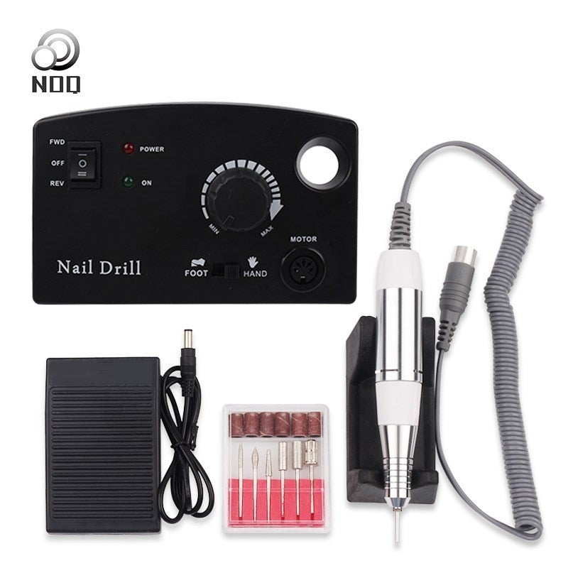 Taladro de uñas de 30W/35W, equipo profesional de 35000RPM, accesorios para uñas, herramientas para manicura, lima de uñas, cortador, removedor de Gel