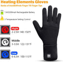 Salvador Heat Liner Guantes calefactables Invierno Cálido Guantes de esquí Deportes al aire libre Motociclismo Equitación Esquí Pesca Caza