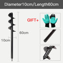 13 sizes Garden Planting Auger Spiral Hole Drill Bit Small Earth Planter Post Hole Digge Fence Borer Petrol Post Hole Digger