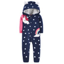 Orangemom Spring Fleece Baby Rompers Coats For Infant Clothes Hooded With Ear Lovely Camo Jumpsuits For Baby Boys Clothing Home
