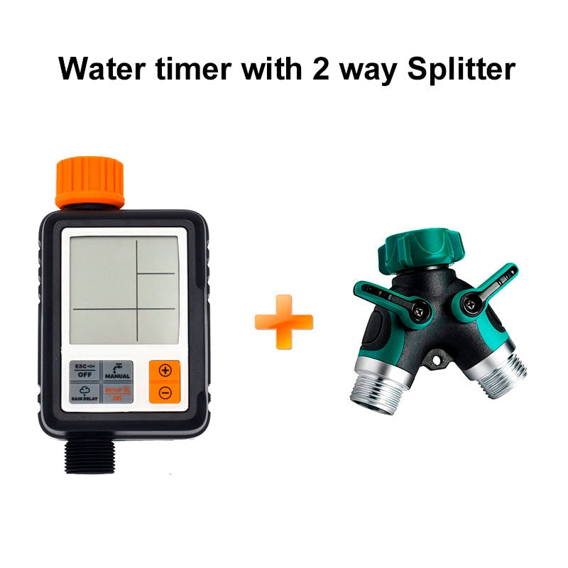 Automatic Irrigation Water Timer Lcd Screen Sprinkler Controller Outdoor Garden Watering Timer Device Controller Tool