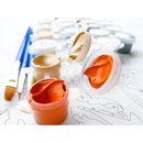 Chenistory Painting By Numbers Kits For Kids Beginner Purple Flower Paints Diy Gift For Modern Home Wall Artwork Room Decors