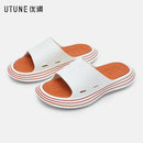 UTUNE Runway Slippers Women Summer Shoes Outside EVA Outdoor Slides Men Soft Thick Sole Non-slip Beach Pool Sandals Indoor Bath