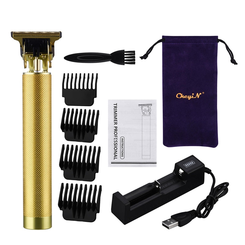 Ckeyin Portable Electric Hair Clippers T-blade For Men&