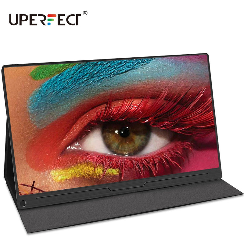 UPERFECT 15.6 Inch FHD Monitor HDR 1920X1080 IPS HDMI Type-C Screen Display Portable Gaming Dsiplay PS4 Raspberry PC Computer