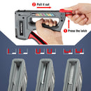 WORKPRO 6 in 1 Stapler Nail Gun Manual Staple Gun Stapler Upholstery Plastic Furniture Nailer Tool Heavy Duty Stapler for Home