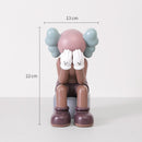 Estatua de oso violento, estatua de oso ordenado con bandeja de Metal, llaves de almacenamiento, dulces, adornos para el hogar Friut, decoración de mesa, decoración de habitación