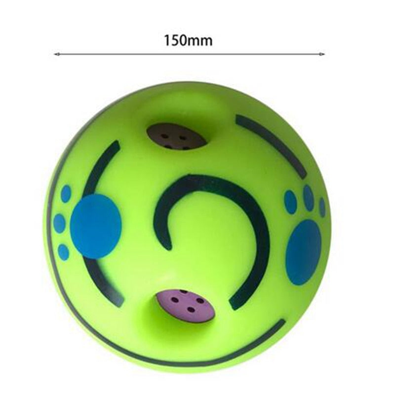 15cm Wobble Wag Giggle Ball Interactive Dog Toy Pet Puppy Chew Toys Funny Sounds  Dog Play Ball Training Sport Pet Toys