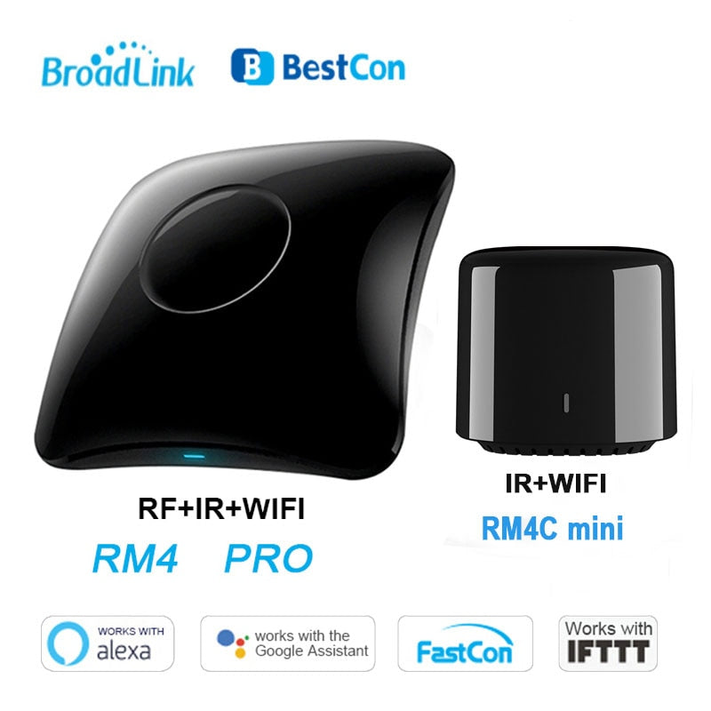 Broadlink RM4 Pro BestCon Rm4c Mini Wi-Fi Smart Universal Remote Voice Control mit Google Home &amp; Alexa Smart Home HUB