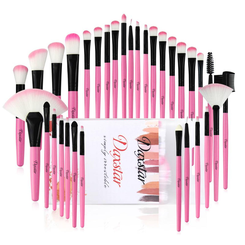 Kainuoa 32Pcs Makeup Set Foundation Eye Shadows Lipsticks Powder Highlight Conceal Brushes Professional Makeup Tool Kit With Bag