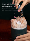 Portable Crystal Aromatherapy Humidifier USB Wireless Aroma Essential Oil Diffuser Air Humidificador with Atmosphere Lamp Home