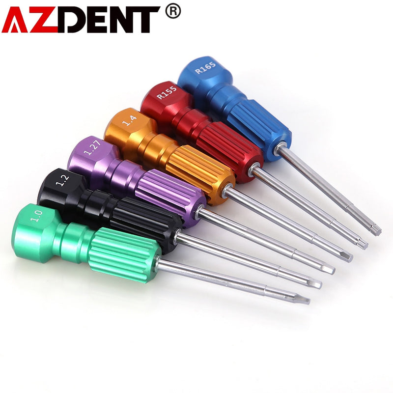 Azdent Dental Laboratory Mechanic Implant Screwdriver Micro Screw Driver Dental Orthodontic Tool